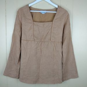 Baby And Me Maternity XL Sueded Peasant Top